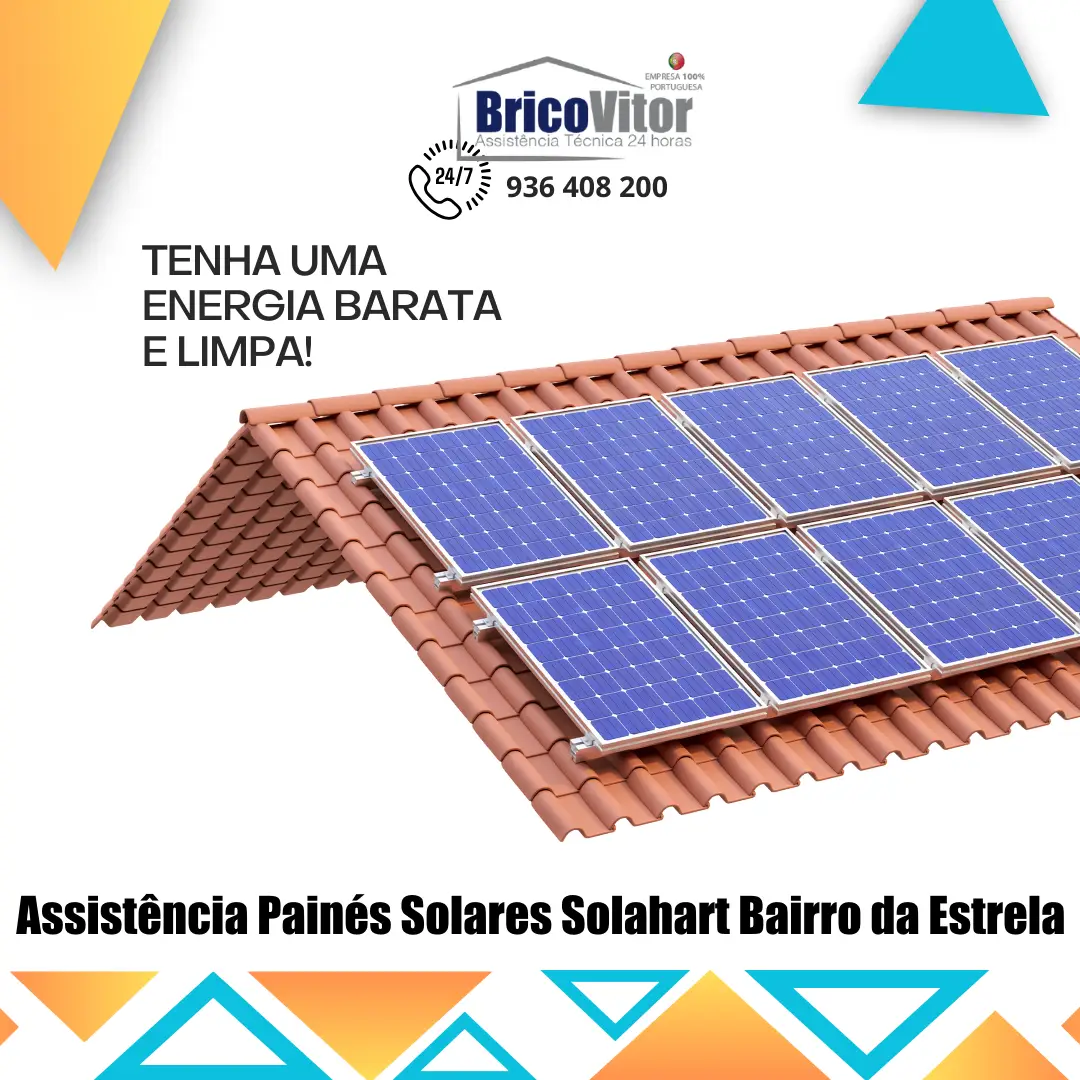 Empresa Repara&ccedil;&atilde;o Pain&eacute;is Solares Solahart Bairro da Estrela, 